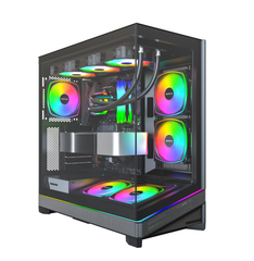 VỎ CASE MÁY TÍNH MONTECH SKY THREE BLACK - WHITE | MID TOWER CAO CẤP HỖ TRỢ MAIN BTF, VGA 445MM