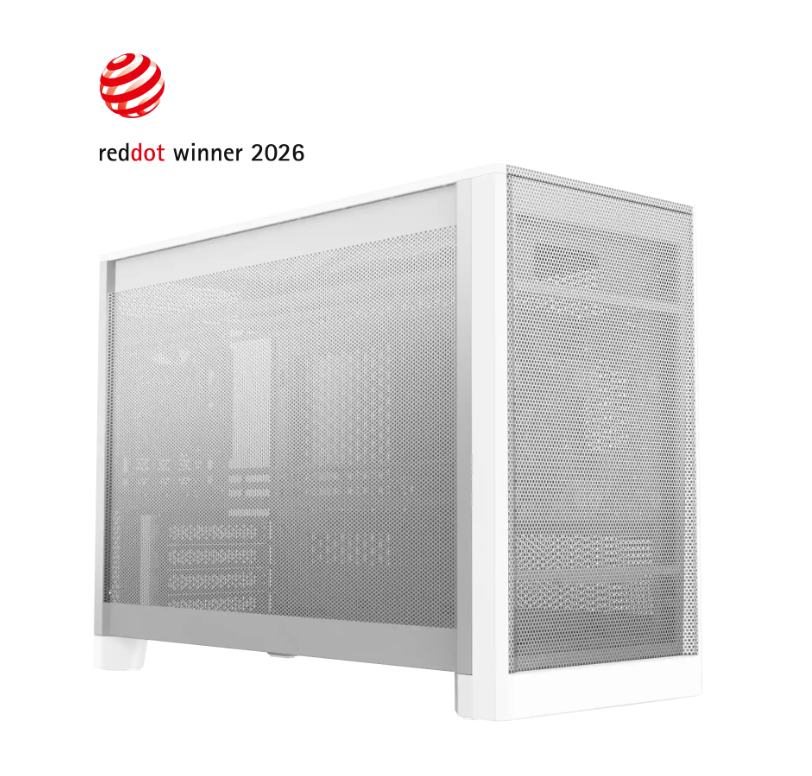 Vỏ Case Máy Tính Montech TEN Black - White | Thiết Kế Module 3 chế độ, Hỗ Trợ VGA dựng và radiator 360mm