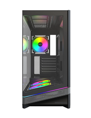 VỎ CASE MÁY TÍNH MONTECH SKY THREE BLACK - WHITE | MID TOWER CAO CẤP HỖ TRỢ MAIN BTF, VGA 445MM