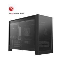 Vỏ Case Máy Tính Montech TEN Black - White | Thiết Kế Module 3 chế độ, Hỗ Trợ VGA dựng và radiator 360mm