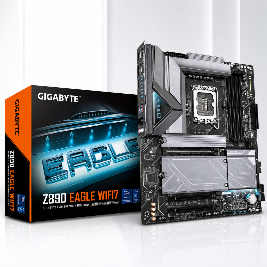 Bo Mạch Chủ Gigabyte Z890 EAGLE WIFI7 DDR5 - Hiệu Năng Vượt Trội Cho Thế Hệ CPU Intel Mới