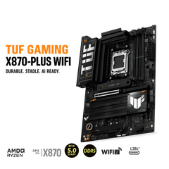 Bo Mạch Chủ ASUS TUF GAMING X870-PLUS WIFI DDR5 | Sức Mạnh Bền Bỉ Cho Hệ Thống AMD Ryzen Thế Hệ Mới