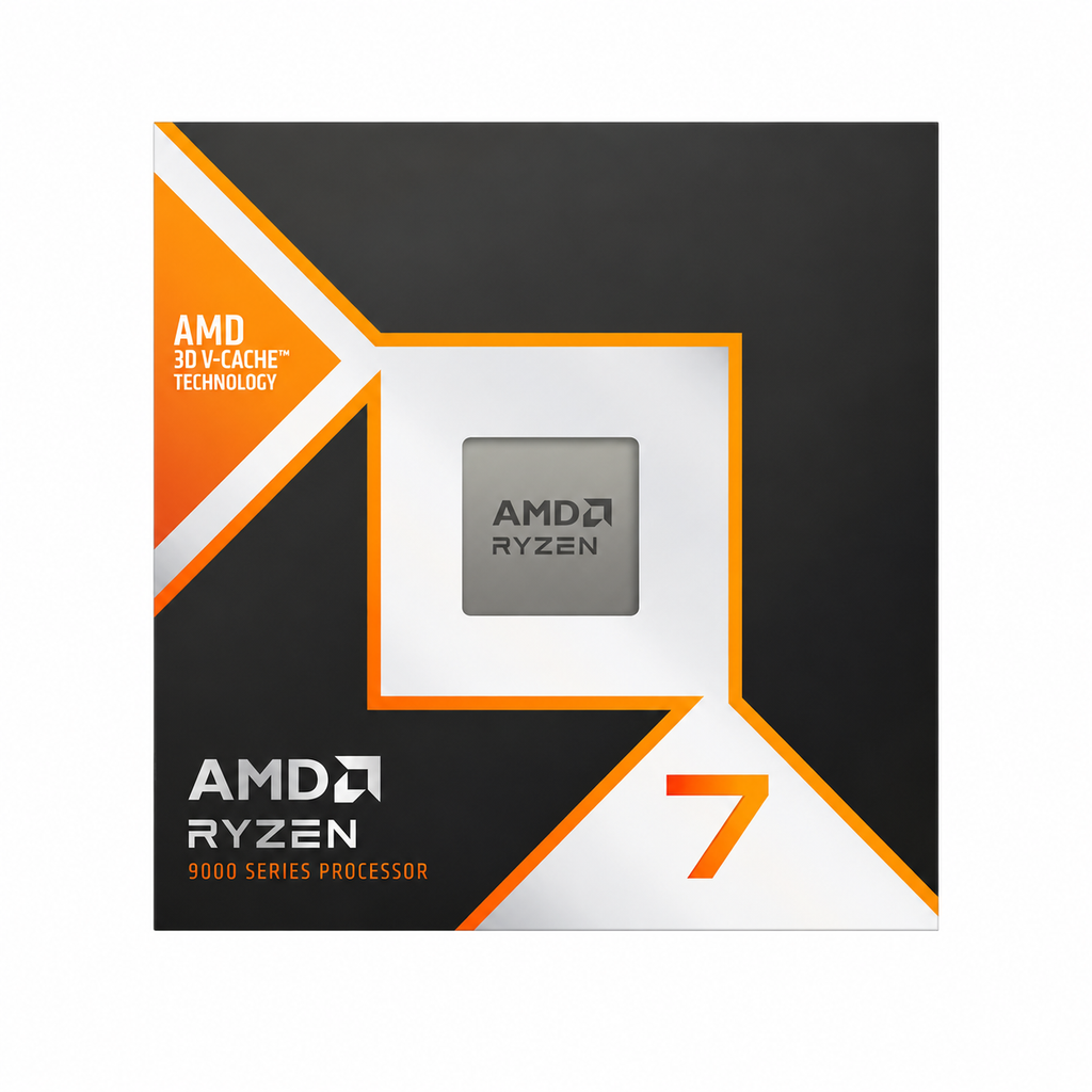 Bộ Vi Xử Lý AMD Ryzen 7 9800X3D Tray (8 Nhân 16 Luồng, Boost 5.2GHz, 104MB Cache, Socket AM5)
