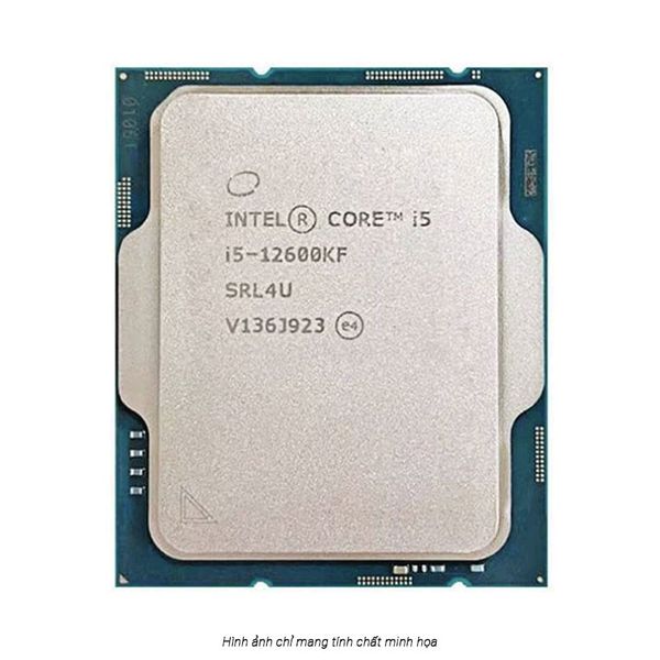 CPU Intel Core i5-12600KF (Up to 4.9 GHz | 10 Nhân | 16 Luồng | Socket 1700) (Tray New)
