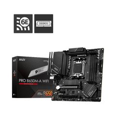 Mainboard MSI PRO B650M-A WIFI (Chipset AMD B650, Socket AM5, 4xDDR5 256GB, mATX)