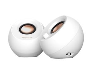 Loa máy tính CREATIVE Speake Pebble PRO USB-C 2.0 | Công nghệ Clear Dialog BassFlex - Bảo Hành 1 Năm