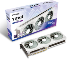 [CHÍNH HÃNG] Card Màn Hình Vga SPARKLE Intel® Arc™ B580 12GB GDDR6 TITAN Luna OC - Bảo Hành 36 tháng
