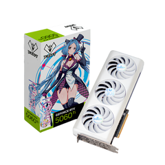 Card màn hình đồ hoạ MAXSUN RTX5060Ti iCraft OC16G AIGA (3 fan, trắng)