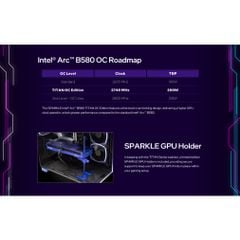 [CHÍNH HÃNG] Card Màn Hình Vga SPARKLE Intel® Arc™ B580 TITAN NOX OC 12GB GDDR6  - Bảo Hành 36 tháng