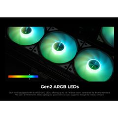[CHÍNH HÃNG] Combo 3 Quạt Tản Nhiệt TRYX ROTA SL | ARGB 120mm Fan  - Bảo Hành 24 tháng