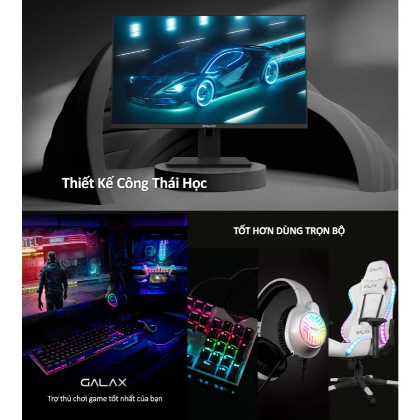 [Giá Sỉ] Màn hình máy tính PC PRISMA-02 27 inch VA 8ms 75 Hz LED G-SYNC® GAMING GALAX [BH 36 Tháng]