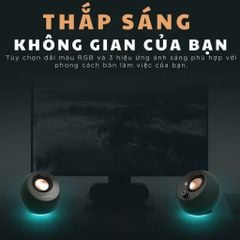 Loa máy tính CREATIVE Speake Pebble PRO USB-C 2.0 | Công nghệ Clear Dialog BassFlex - Bảo Hành 1 Năm