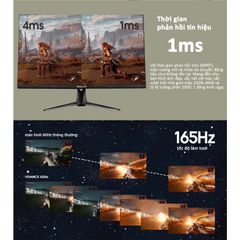Màn hình máy tính PC Vivance-02 24in 1ms MPRT 165 Hz IPS LED Flicker GAMING GALAX [BH 3nĂm]