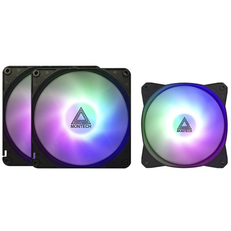 Vỏ case máy tính PC MONTECH X2 MESH | Mặt luới siêu mát | Sẵn 3 Fan RGB - Bảo Hành 1 năm