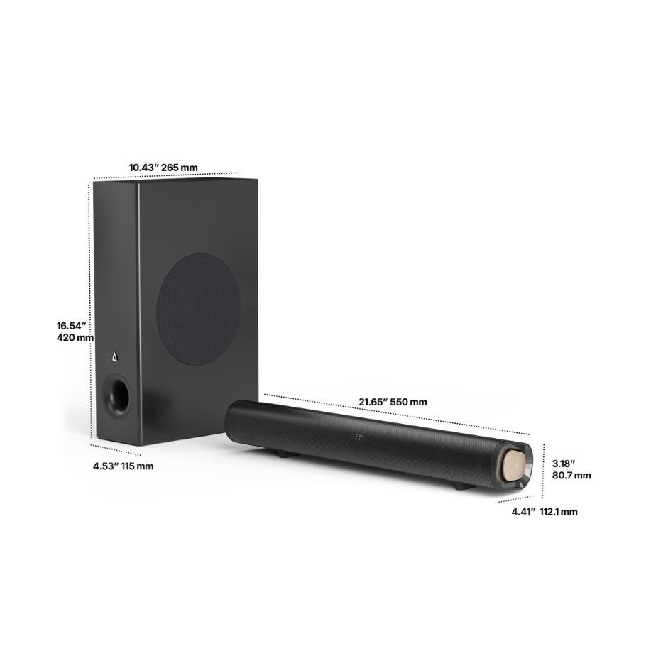 [CHÍNH HÃNG] Loa CREATIVE Soundbar Stage Pro | Công suất 160W Peak | Hệ thống 2.1 với Subwoofer - Bảo Hành 12 tháng