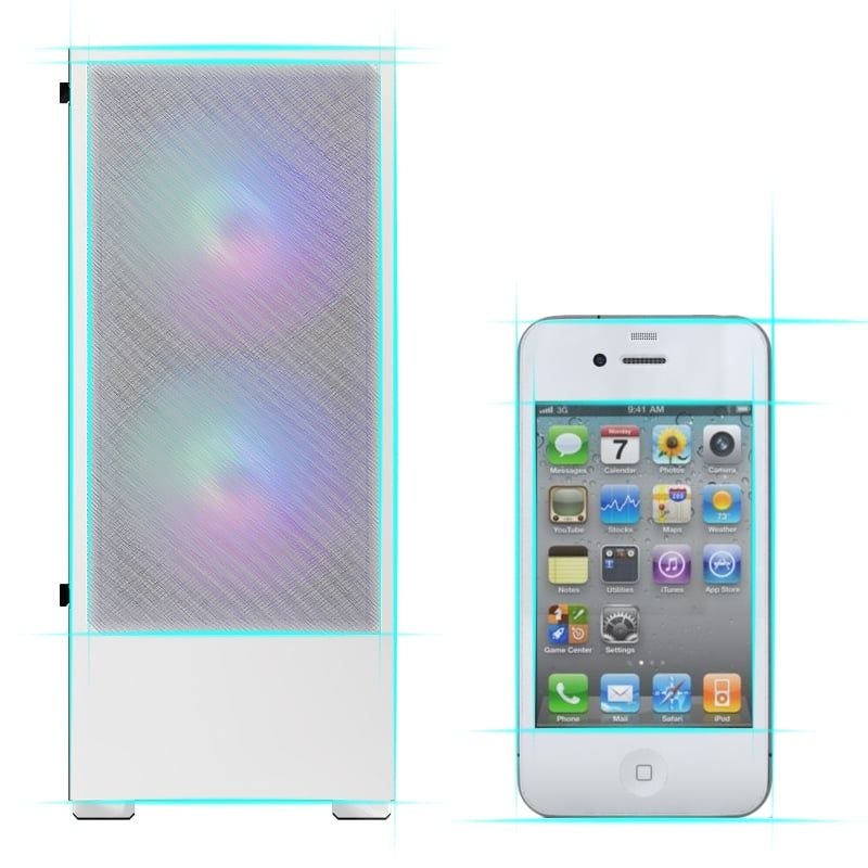 Vỏ case máy tính PC MONTECH X2 MESH | Mặt luới siêu mát | Sẵn 3 Fan RGB - Bảo Hành 1 năm