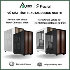 Vỏ máy tính case PC FRACTAL DESIGN North | Sẵn 2 fan cho ATX mATX Mini-ITX - Bảo Hành 12 tháng