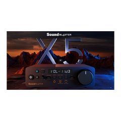 Card âm thanh ngoài CREATIVE Labs Sound Blaster X-5 bluetooth | Cổng Balanced 4.4mm - Bảo Hành 12 tháng