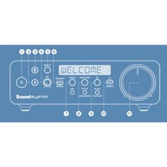 Card âm thanh ngoài CREATIVE Labs Sound Blaster X-5 bluetooth | Cổng Balanced 4.4mm - Bảo Hành 12 tháng