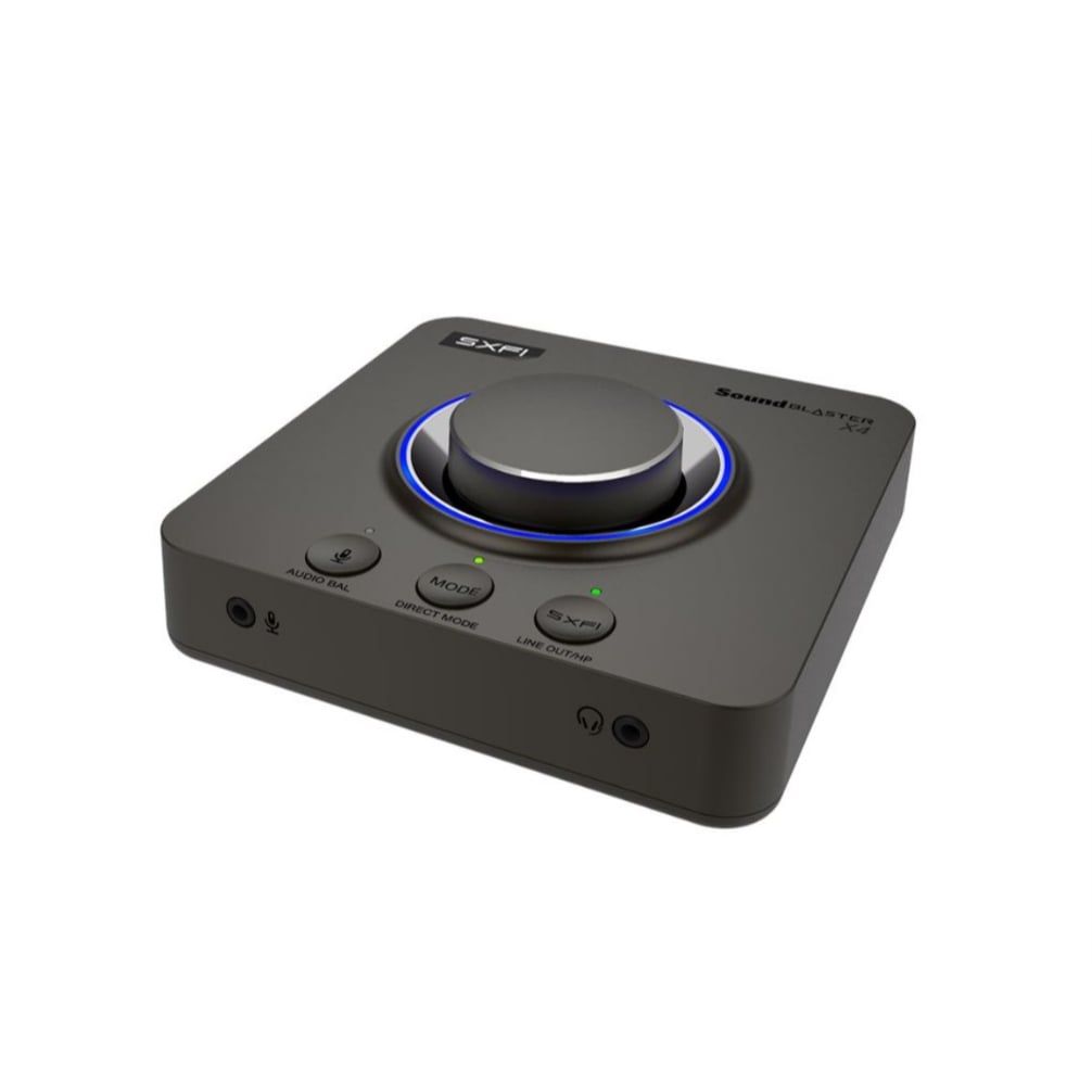 Card âm thanh lắp ngoài CREATIVE Labs Sound Blaster X4 | Âm thanh vòm 7.1 thực & ảo - Bảo Hành 12 tháng