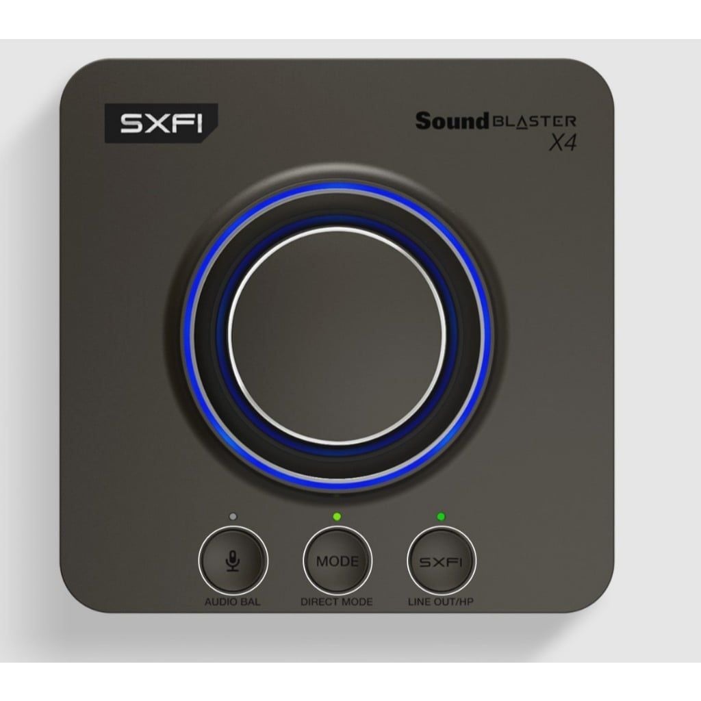 Card âm thanh lắp ngoài CREATIVE Labs Sound Blaster X4 | Âm thanh vòm 7.1 thực & ảo - Bảo Hành 12 tháng