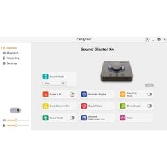 Card âm thanh lắp ngoài CREATIVE Labs Sound Blaster X4 | Âm thanh vòm 7.1 thực & ảo - Bảo Hành 12 tháng
