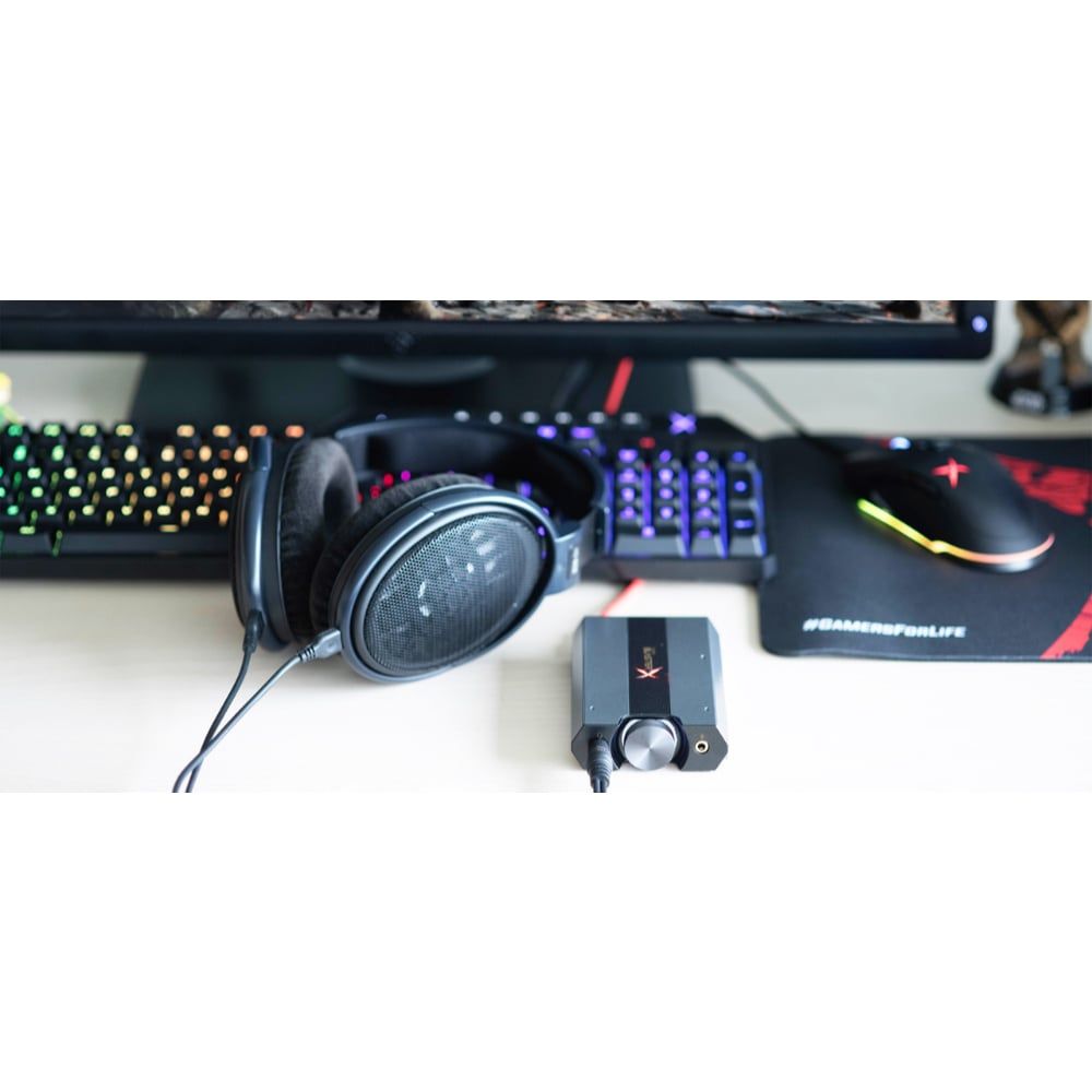Card âm thanh ngoài Creative Sound BlasterX G6 Labs Black | USB 7.1 HD Gaming DAC - Bảo Hành 12 Tháng