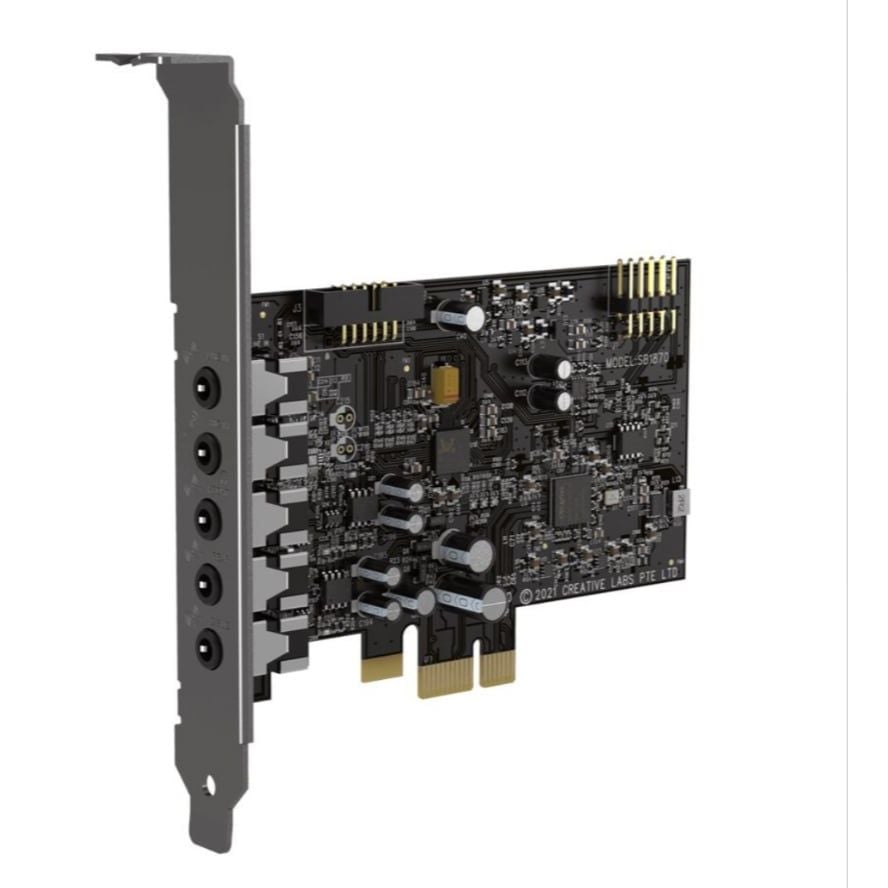 Card âm thanh trong Creative Labs Sound Blaster Audigy Fx V2 black, Âm Thanh 5.1 Độ Phân Giải Cao