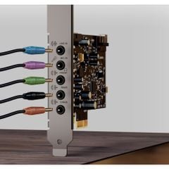 Card âm thanh trong Creative Labs Sound Blaster Audigy Fx V2 black, Âm Thanh 5.1 Độ Phân Giải Cao