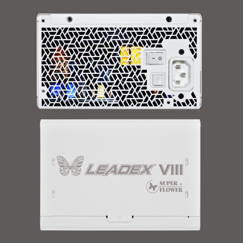 Nguồn Máy Tính PSU Super Flower Leadex VIII Platinum Pro 1000W - 1200W ATX 3.1 Black - White