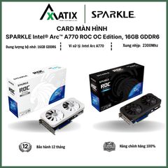 SPARKLE Intel® Arc™ A770 ROC OC Edition, 16GB GDDR6