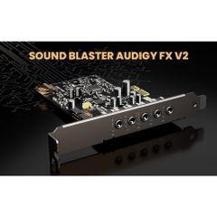 Card âm thanh trong Creative Labs Sound Blaster Audigy Fx V2 black, Âm Thanh 5.1 Độ Phân Giải Cao