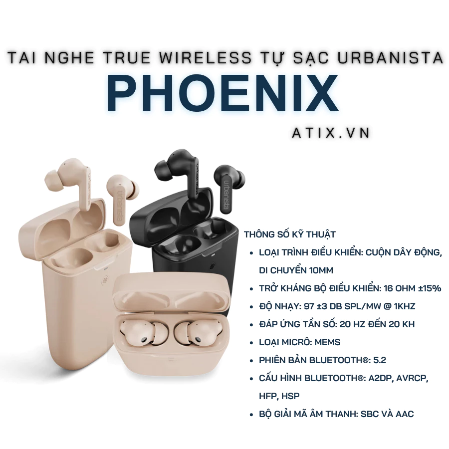 Tai nghe Bluetooth Phoenix Bluetooth Desert Rose Urbanista