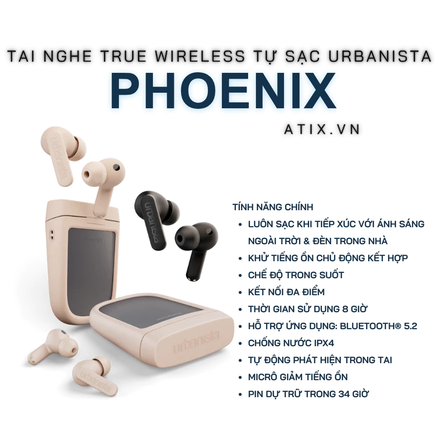 Tai nghe Bluetooth Phoenix Bluetooth Desert Rose Urbanista