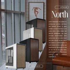 Vỏ máy tính case PC FRACTAL DESIGN North | Sẵn 2 fan cho ATX mATX Mini-ITX - Bảo Hành 12 tháng