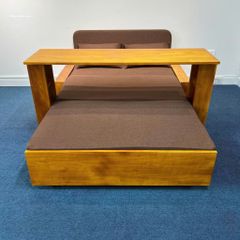 Sofa giường 4 trong 1 có bàn làm việc, bàn ăn SmartFurni SMF30 - Gỗ tự nhiên cao cấp, có hộc để đồ