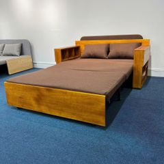 Sofa giường 4 trong 1 có bàn làm việc, bàn ăn SmartFurni SMF30 - Gỗ tự nhiên cao cấp, có hộc để đồ
