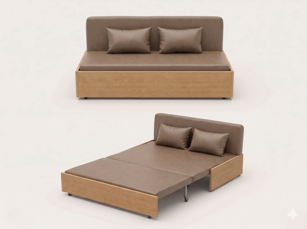 Sofa Giường Da PU SMF23 SmartFurni SMF23-PU