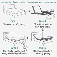 Giường công thái học SmartFurni GSF150