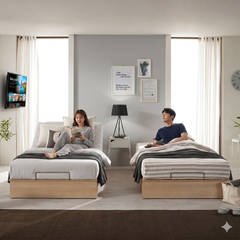 Giường công thái học điều chỉnh điện SmartFurni GSF300 size 0,9M x 2M