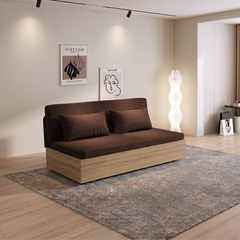 Sofa giường gấp gọn vải lanh canvas SmartFurni - SMF23