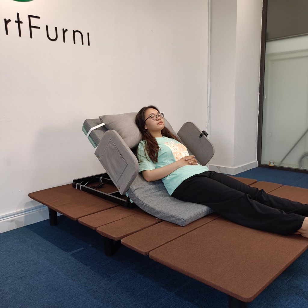 Đệm nâng hạ tự động SmartFurni - Phiên Bản 1 Động Cơ SM-GTL120 không tay vịn