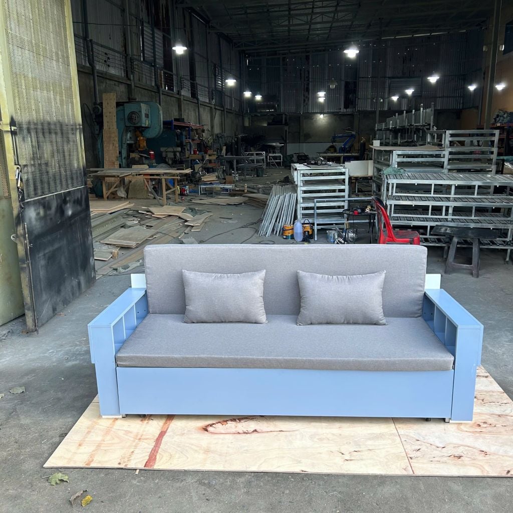 Sofa giường 4 trong 1 SmartFurni SMF28 - Tích hợp bàn làm việc + bàn ăn