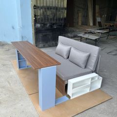 Sofa giường 4 trong 1 SmartFurni SMF28C - Tích hợp bàn làm việc + bàn ăn