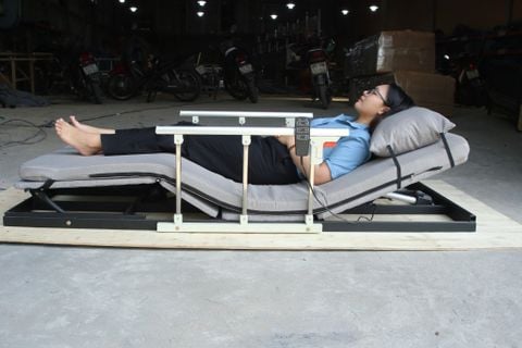 Giường Nâng Lưng Và Chân Tự Động SmartFurni - Phiên Bản 2 Động Cơ SM-GTL460