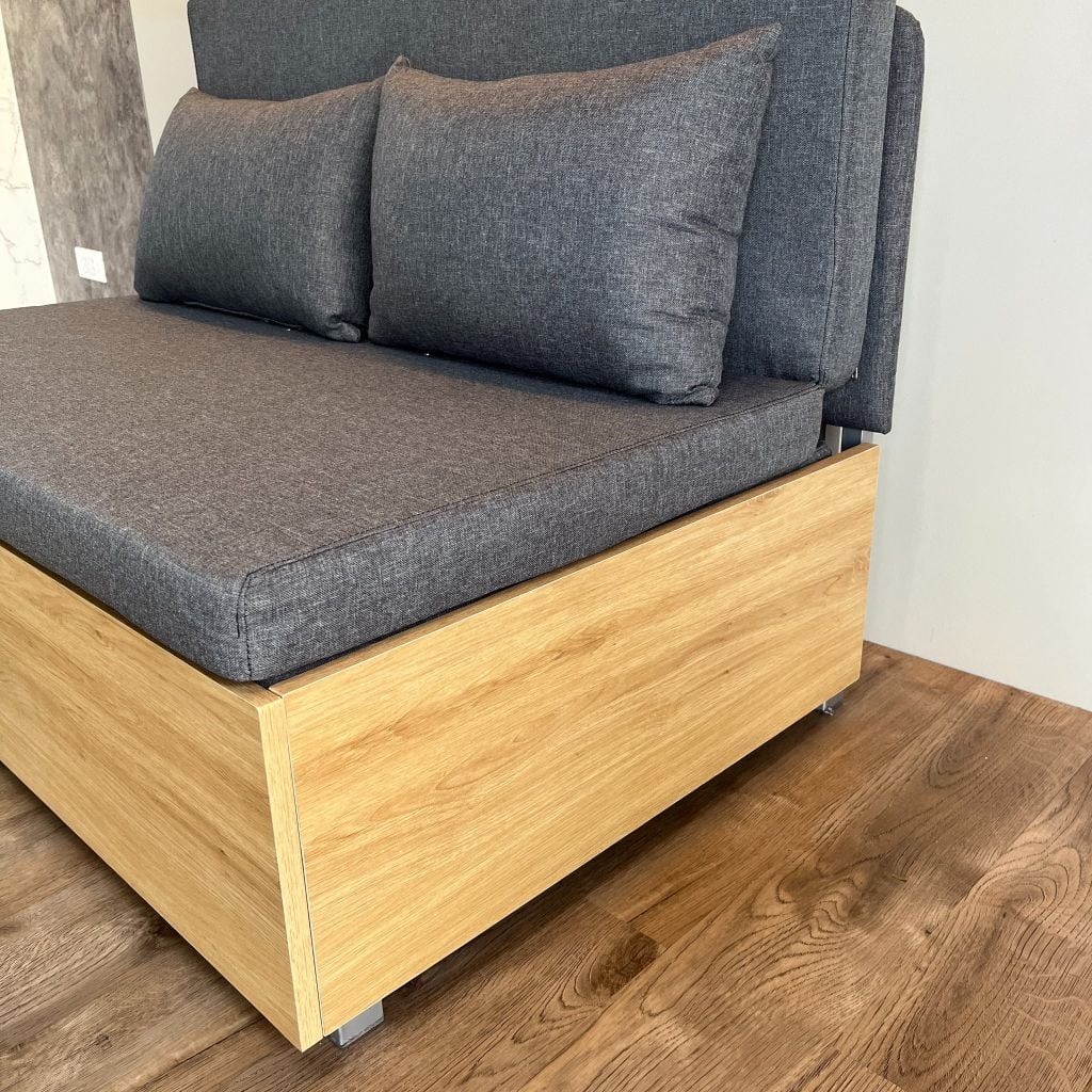 Sofa giường gấp gọn vải lanh canvas SmartFurni - SMF23