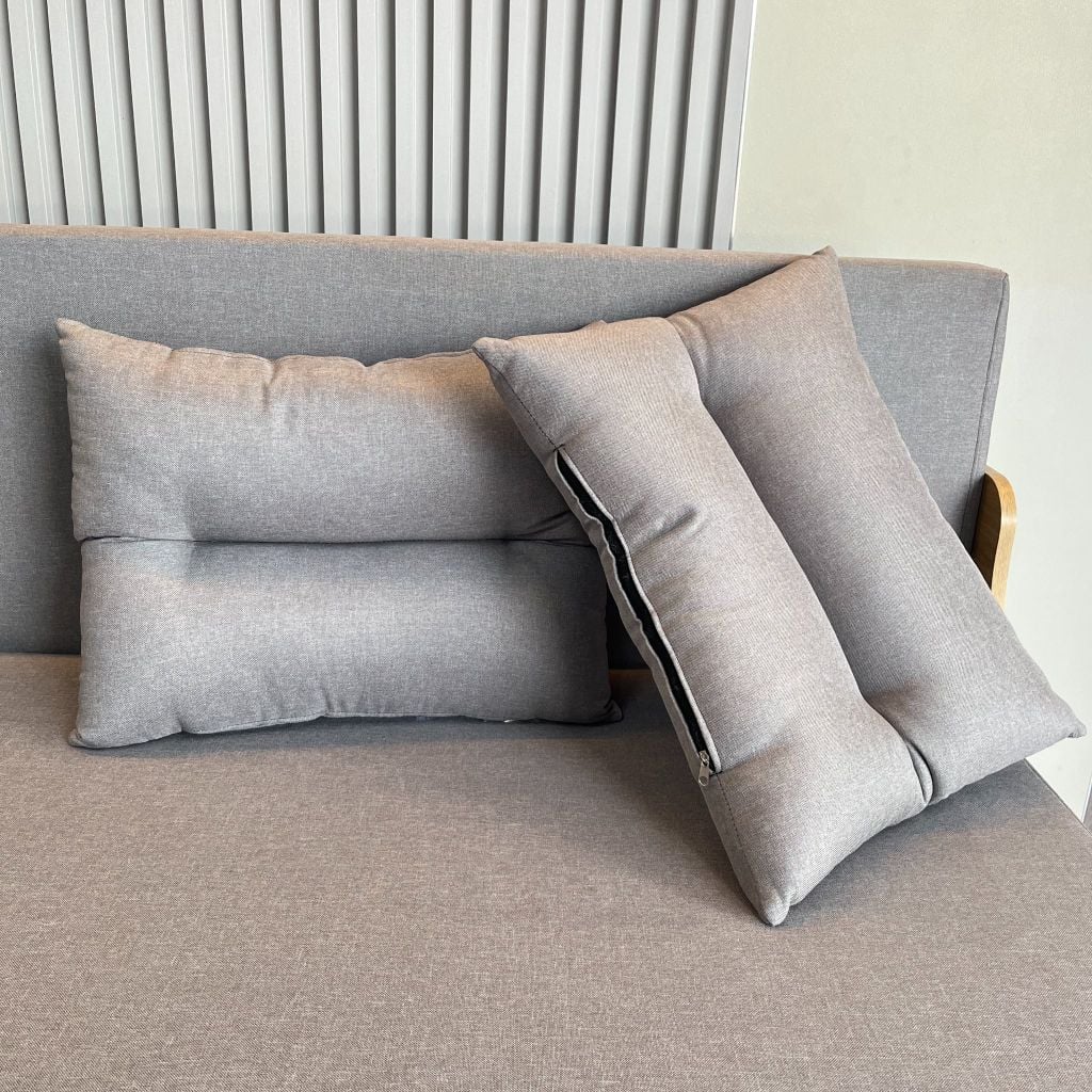 Sofa giường gấp gọn vải lanh canvas SmartFurni - SMF22