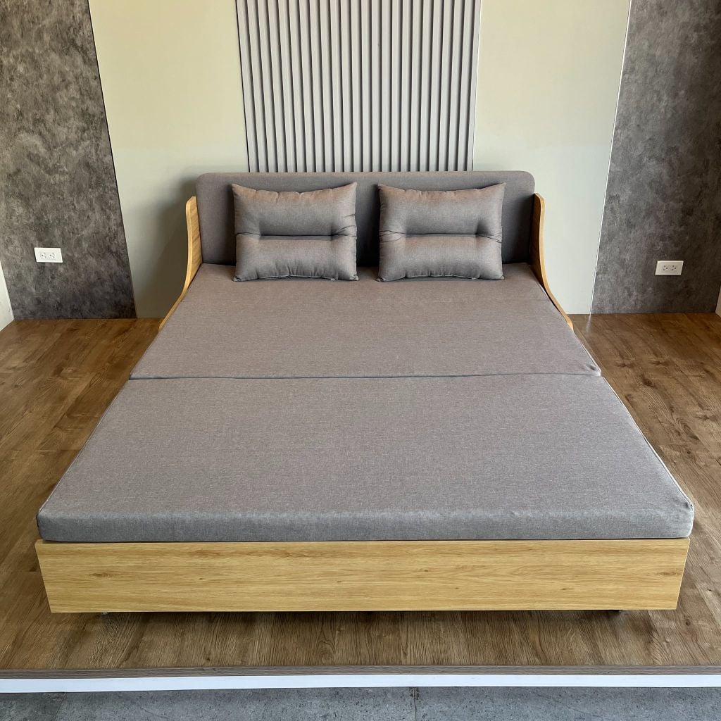 Sofa giường gấp gọn vải lanh canvas SmartFurni - SMF22