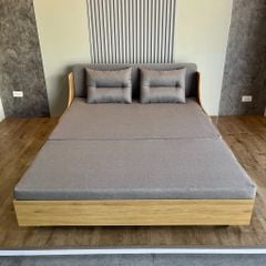 Sofa giường gấp gọn vải lanh canvas SmartFurni - SMF22