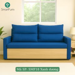 Sofa giường thông minh SmartFurni SMF18 - Mặt ốp gỗ Melamine